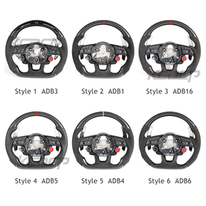 Volante Interamente in Pelle Adatto per <span class=keywords><strong>Audi</strong></span> A3 A4 A5 S3 S4 S5 RS3 RS4 RS5 RS6 RS7 B8.5 8P 8V B9 C7 A6 A7 A8 S6 S7 C6 R8 <span class=keywords><strong>TT</strong></span> TTRS C8 - Product Image 6