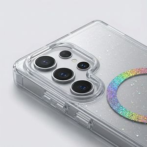 Nouvelle Coque de Téléphone Étincelante à Paillettes Laser Colorées pour <span class=keywords><strong>Samsung</strong></span> <span class=keywords><strong>Galaxy</strong></span> S26 25, Étui Magnétique Arrière, Fournisseur en Gros - Product Image 1