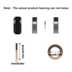 Rueda para impresora 3D Creality, polea de plástico POM, rodamiento 625zz para Ender 3, 10 unidades - Product Image 6