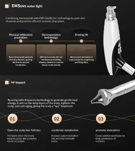 Máquina profesional 8 en 1 para el cuidado del cuero cabelludo con múltiples cabezales para un tratamiento integral del cuero cabelludo, desde la limpieza hasta la nutrición - Product Image 5