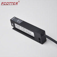 ECOTTER Sensor de Etiqueta Fotoeléctrica con Ranura, Sensor de Ojo Eléctrico, Etiqueta Metálica No Transparente, Etiquetado de Bracketing, 1 Unidad
