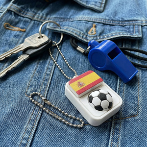 Porte-clés Fidget <span class=keywords><strong>Coupe</strong></span> du <span class=keywords><strong>Monde</strong></span> 2026, Clicker de <span class=keywords><strong>football</strong></span>, Pendentif drapeau national, Cadeau pour supporter - Product Image 3