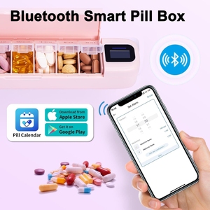<span class=keywords><strong>Organizador</strong></span> de Pastillas Inteligente Portátil con Bluetooth para Personas Mayores, con Aplicación de Alarma, Estuche de Viaje, <span class=keywords><strong>Organizador</strong></span> de Medicamentos - Product Image 4