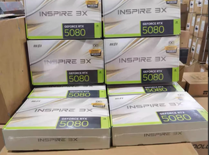 ใหม่ GeForce RTX 5080 16G INSPIRE 3X OC 256 บิต แพ็คเกจซีลสำหรับการ์ดจอเดสก์ท็อปสำหรับเล่นเกม RTX5080 16G GDDR7 พัดลมระบายความร้อน - Product Image 2