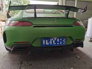 Kit carrosserie en Fiber de carbone Style Rz pour <span class=keywords><strong>Mercedes</strong></span> Benz <span class=keywords><strong>Amg</strong></span> Gt Gts <span class=keywords><strong>Gtc</strong></span> 18-23 mise à niveau diffuseur arrière jupes latérales à lèvre avant de haute qualité - Product Image 6