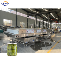 Machine de pasteurisation continue hautement automatisée à bande transporteuse en acier inoxydable de type pulvérisateur pour porridge aux huit trésors
