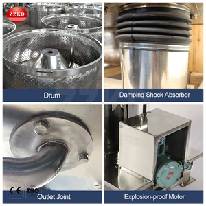 Centrifugeuse industrielle à paniers à grande vitesse conforme à la norme CE pour la filtration et la séparation des solides dans les jus de fruits et légumes - Product Image 6