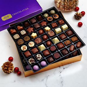 Custom luxury printing christmas wedding small ballotin chocolate bar design packaging magnetic paper chocolate box