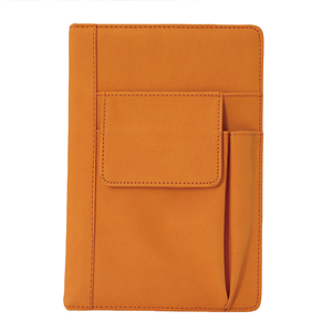 Custom cuoio PU Notebook Organizer con tasca del telefono e portapenne Business Journal per riunioni in ufficio regali aziendali - Product Image 6