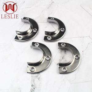 25MMパイプサポート丸型クローゼットチューブワードローブチューブサポートフランジ鉄管ホルダークローゼットロッドブラケットスチールパイプチューブフランジ - Product Image 5