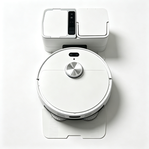 Robot Aspirador con Navegación Láser LDS, Succión de 6000 Pa, Batería de 5200 mAh, 120 Minutos de Autonomía, 2 en 1, Aspiradora y Mopa, Compatible con APP, Alexa y Google Assistant - Product Image 1