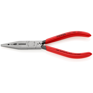 KNIPEX 13 01 160 SB Combination pliers for electricians and wiremen coated in black atramentized synthetic resin 160 mm - Product Image 1