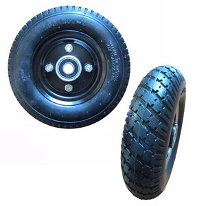 <span class=keywords><strong>Roue</strong></span> en mousse PU solide 250-4 avec jantes en acier de 10 pouces pour machines agricoles de wagons neuves et utilisées dans les usines de fabrication - Product Image 5