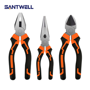 Wholesale Cr-V Steel Hand Pliers 6/8"Linesman Pliers Needle <b>Nose</b> Pliers Diagonal Cut Pliers Multi Purpose Electrician Pliers Kit - Product Image 1