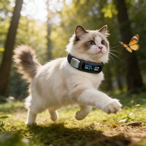 USMILEPET - Rastreador GPS Inteligente para Mascotas, Monitoreo de Temperatura Infrarroja, IP67, Plástico, Ubicación en Tiempo Real, Collar de Seguimiento de Salud para Perros - Product Image 3