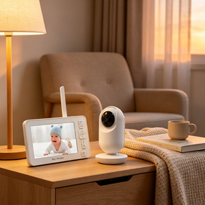 Wireless Baby Intercom, Two‑way Talk Baby Nanny, Long Range Baby Monitor Compact <strong>Babyphone</strong> for Nursery Baby Safety - Product Image 1