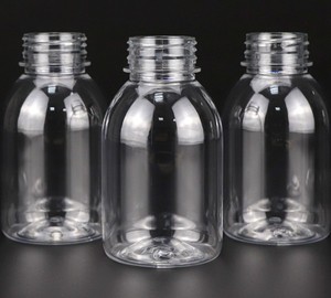 Linda botella de plástico de 250ml, 350ml, 400ml, 500ml, botella de PET desechable para bebidas de jugo con tapa de aluminio o a prueba de manipulaciones - Product Image 2