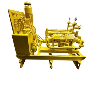 Bomba mezcladora de hormigón para ingeniería de construcción, bomba de inyección eléctrica sincronizada de doble bomba, bomba de transporte - Product Image 1