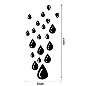 Pegatinas de Pared de Acrílico con Diseño de Gotas de Lluvia, para Decoración de Dormitorios, Salas de Estar y Habitaciones Infantiles, Gran Venta - Product Image 2