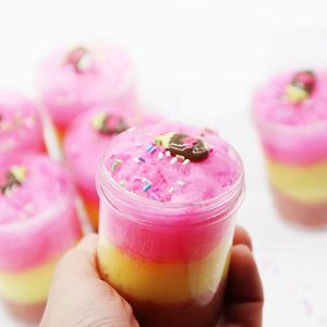 2019 Popularity Hot Sale Eco-Friendly DIY Clay Plastic Silk <b>Slime</b> Colorful Changing Playdough Soft Unisex Modeling Material - Product Image 2