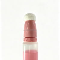 Tube cosmétique vide personnalisé en PE avec embout applicateur éponge, tube souple pour gloss à lèvres, blush liquide, correcteur, emballage de maquillage