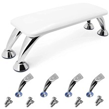Cojín de Mano Profesional de Cuero PU Suave con Logotipo Personalizado para Salón de Uñas, Marco de Gel Grande con Base de PVC, Diseño Portátil y Moderno - Product Image 6