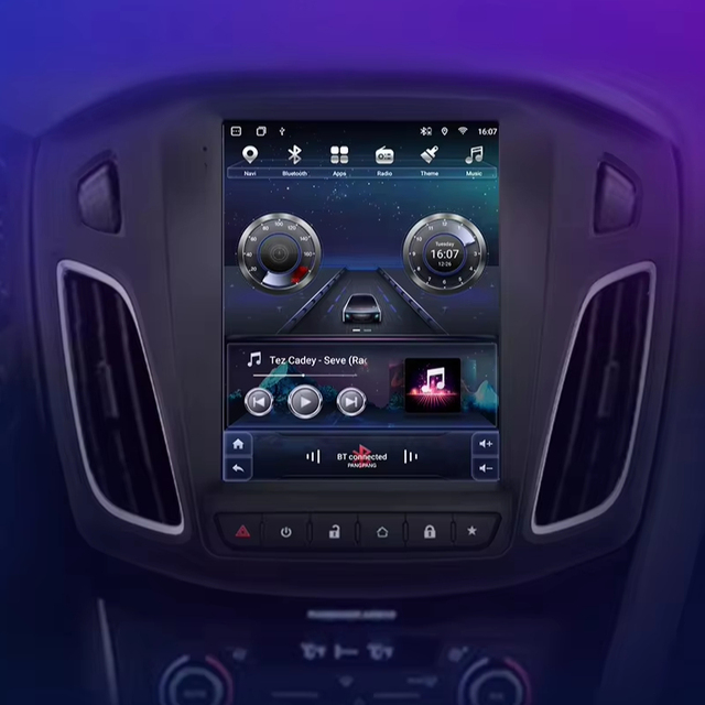 Junsun for Tesla Style for Buick Regal for Ford Focus MK 3 2012-2017 Android Auto Wireless Carplay Car Gps Radio Multimedia