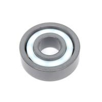 708C cincin keramik Si3n4 penuh sangkar PTFE 8*22*7mm 708 bantalan bola keramik hibrida kontak sudut