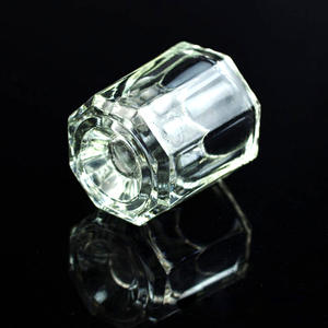 แก้วคริสตัลใสทรงแปดเหลี่ยมสำหรับทำเล็บมืออาชีพ SunelPort สำหรับใส่สี พาเลท แปรงล้าง และลายแกะสลักดอกไม้ - Product Image 4