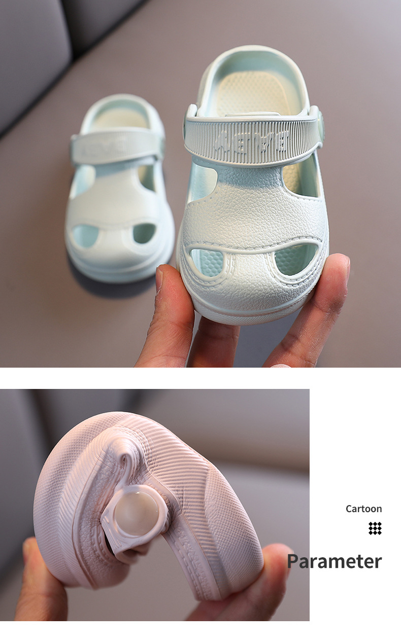 Summer Kids Sandals Boys Girls Clogs Slippers Beach Slides Custom Logo Garden Shoes