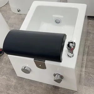 Nuovo design Nail Shop Pedicure sedia SPA lavello acrilico quadrato pedicure ciotola