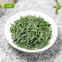 Teh hijau Sichuan Cina terkenal Zhu Ye Qing daun bambu alami pesanan OEM Lvcha hijau