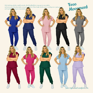 Nursing Uniforms Set Trousers Smlxlxxl Medical Workwear For Hospital Spa Beauty Staff - Product Image 4