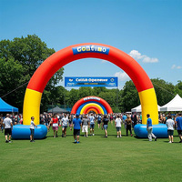 Arche gonflable publicitaire personnalisée pour événements sportifs en plein air, ligne de départ/arrivée, promotion et exposition