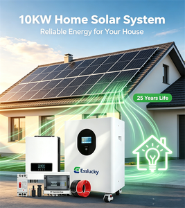 ระบบจัดเก็บพลังงานแสงอาทิตย์สำหรับบ้าน MPPT 3KW 6KW 10KW แบบเชื่อมต่อกริดและแบบแยกส่วน พร้อมแบตเตอรี่ลิเธียมไอออน - Product Image 6