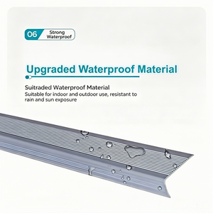 Profilé de marche antidérapant en PVC auto-adhésif et bande de protection plate pour marches, étanche et antidérapante, pour intérieur et extérieur - Product Image 3