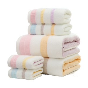 Cao cấp, Chất lượng cao chải kỹ, untwisted, cắt, mềm mại, thấm, tất cả các bông, đồng bằng màu khách sạn Khăn - Product Image 1