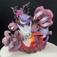 Figurine d'action Pokémon GK Gengar Family Shadow Ball Evolution Group Fantasy House, Super Grande, Ornement de bureau Anime