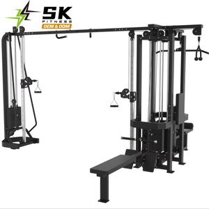 Equipo de <span class=keywords><strong>Gimnasio</strong></span> Comercial Profesional SK, Máquina Multiestación 5 en 1, Equipo de Entrenamiento de Fuerza de Alta Resistencia, Juego Completo - Product Image 1