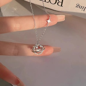 Collana con Ciondolo a Catena di Bambù in Argento S925, Accessorio Sportivo di Lusso per Donne, Regalo <span class=keywords><strong>Unico</strong></span> e Versatile per Amiche - Product Image 2