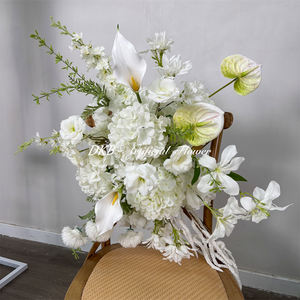 Fleurs artificielles personnalisées pour fond de mariage, arche de fleurs pour demande en mariage de la Saint-Valentin - Product Image 5