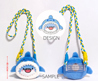 Sac à main en peluche personnalisé de style capybara en polyester avec clip pour téléphone portable, peluche moelleuse et cool, unisexe, vente en gros, petit animal en peluche