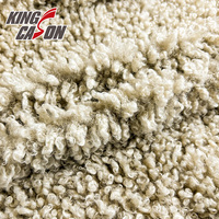 Tissu Sherpa Kingcason à finition soyeuse, facile d'entretien et lavable en machine, idéal pour les coussins décoratifs et les housses de coussin – Nouvelle collection à succès