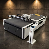 Traceur de découpe numérique automatique à table plate CNC à couteau oscillant pour carton ondulé, boîtes et emballages, avec table à vide