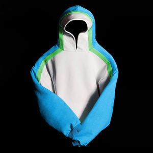 Sweat à capuche <span class=keywords><strong>pour</strong></span> homme en couleurs contrastées, poids lourd, couleur unie, sweat à capuche oversize <span class=keywords><strong>pour</strong></span> homme, sweat à capuche uni <span class=keywords><strong>pour</strong></span> homme - Product Image 5