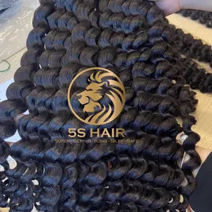 Hoogste Kwaliteit Luxe Super Volledige Vietnamese Krullend Golvend Human Hair Virgin Hair Vendor, Braziliaanse Menselijk Haar Pruik, ruwe Haar