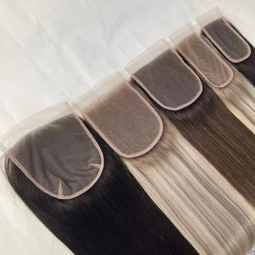 wholesale 3*5 3*6 5*5 5*6 6*6 16inches transparent lace closure Mesh Integration System for Hair Loss