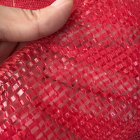 Sac en filet tissé rouge en polypropylène (PP) de 20 kg, 30 kg, 50 kg, 62*95 cm, en matériau PP de qualité supérieure, pour oignons, pour l'Éthiopie et le Sénégal