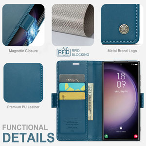 Funda de Teléfono Tipo Cartera de Lujo CaseMe de Cuero PU para <span class=keywords><strong>Samsung</strong></span> Galaxy A34, Funda Protectora con Tapa Abatible para Galaxy A34 A14 A24 A54 5G - Product Image 2