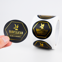 Étiquettes d'emballage en vinyle adhésif avec logo personnalisé, autocollants en relief, étiquettes personnalisées en feuille d'or, impression personnalisée de luxe, autocollant d'étiquette